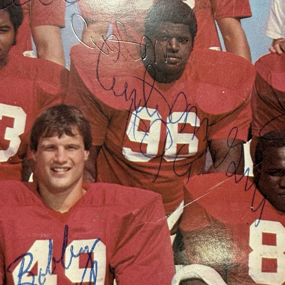 1979 Alabama Crimson Tide Rockin Rollin Program Bryant Denny Signed Team